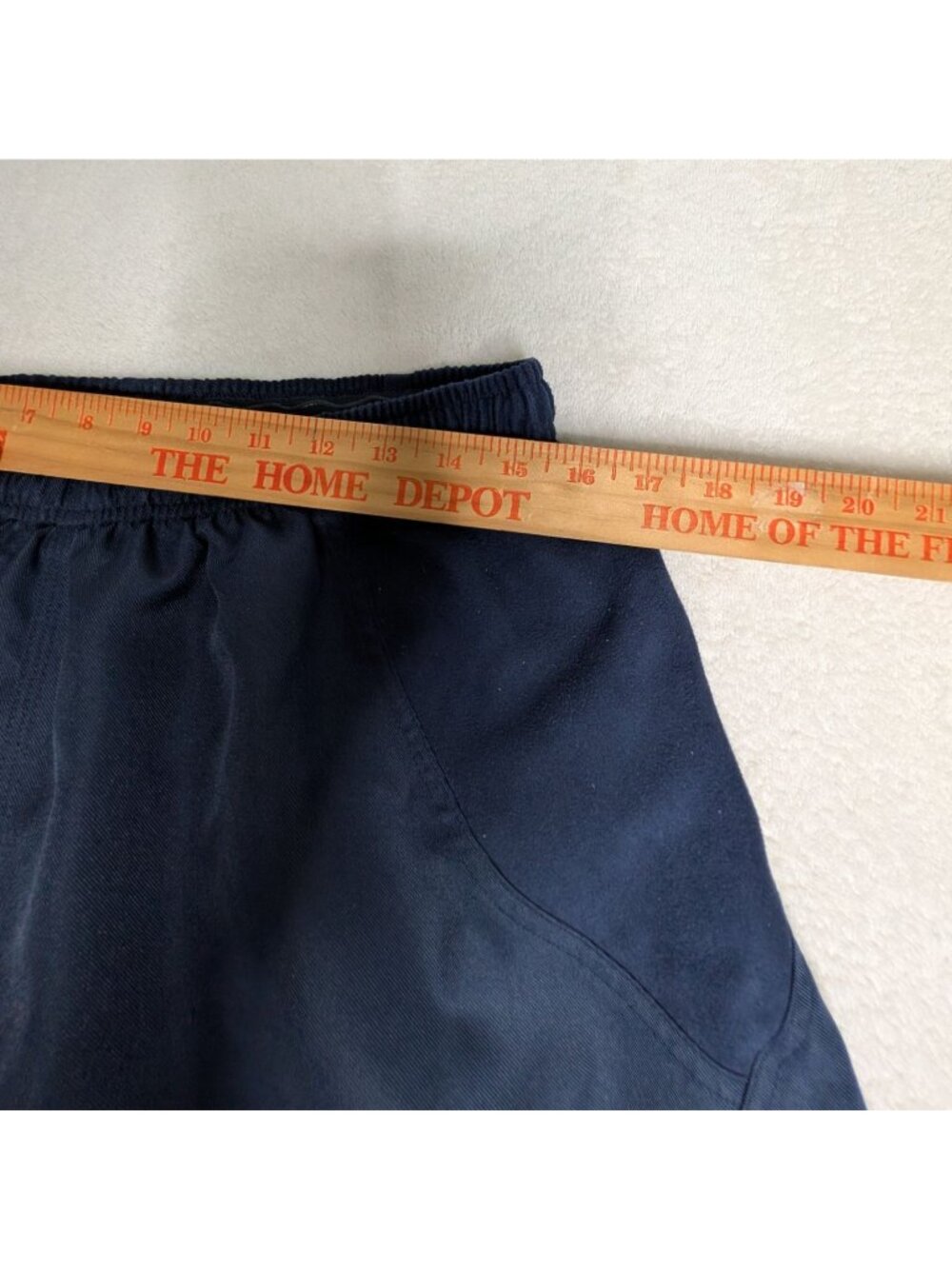 BLK T2 Mens Navy Rugby Shorts With Elastic Waistband Size L - Picture 4 of 11